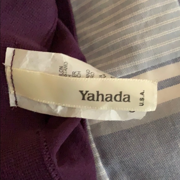 NWOT ONE SIZE Yahada Purple Leggings - Picture 3 of 3